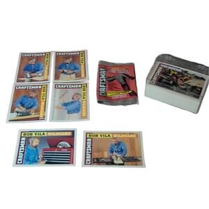 Vintage 1995-1996 Craftsman Tools Trading Cards Set & Chase Cards 80 cards